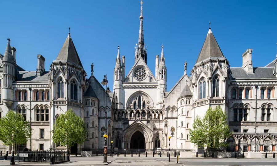 Click to enlarge The Royal Courts of Justice in London