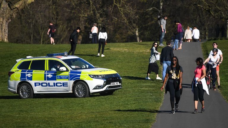 uk police lockdown