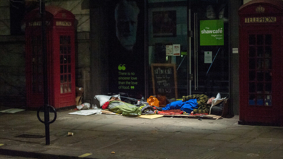 homeless london