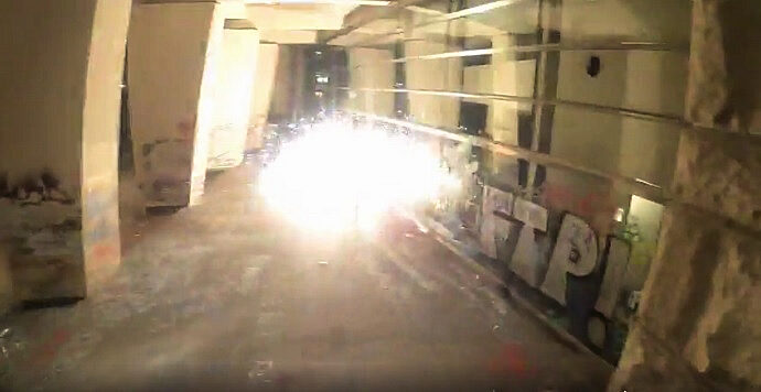 Click to enlarge mortar explorion portland riot