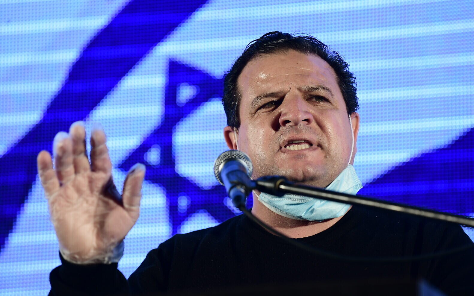 Click to enlarge Israeli Joint List leader Ayman Odeh