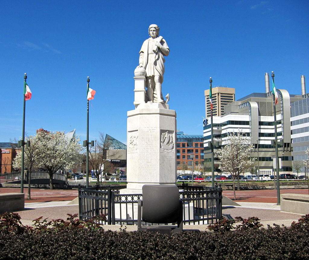 Christopher Columbus statue baltimore maryland