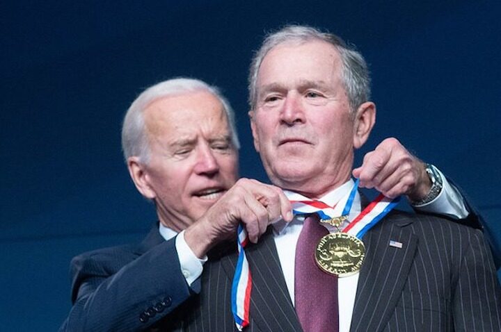 biden bush liberty medal