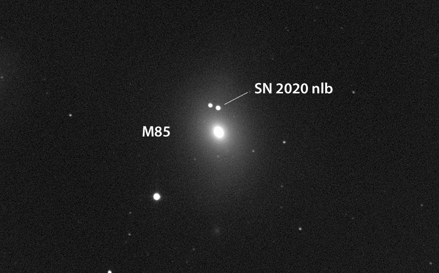 Click to enlarge Supernova 2020nlb