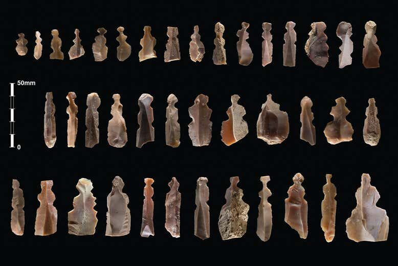 The potential flint figurines