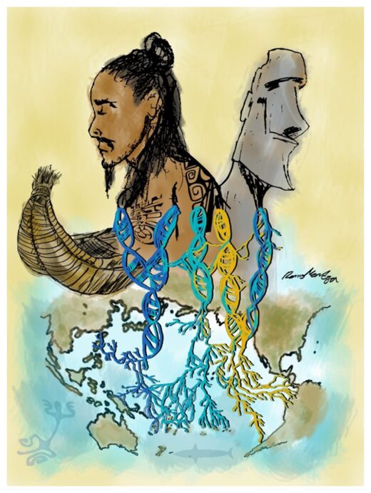 Click to enlarge Native American Polynesian Influence