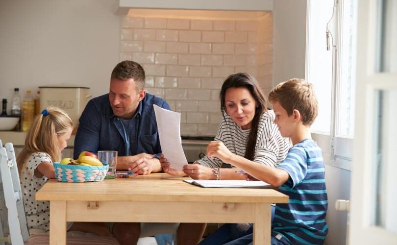 Click to enlarge family homeschool