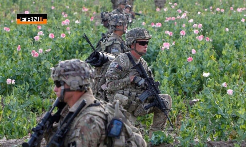 US soldiers poppies