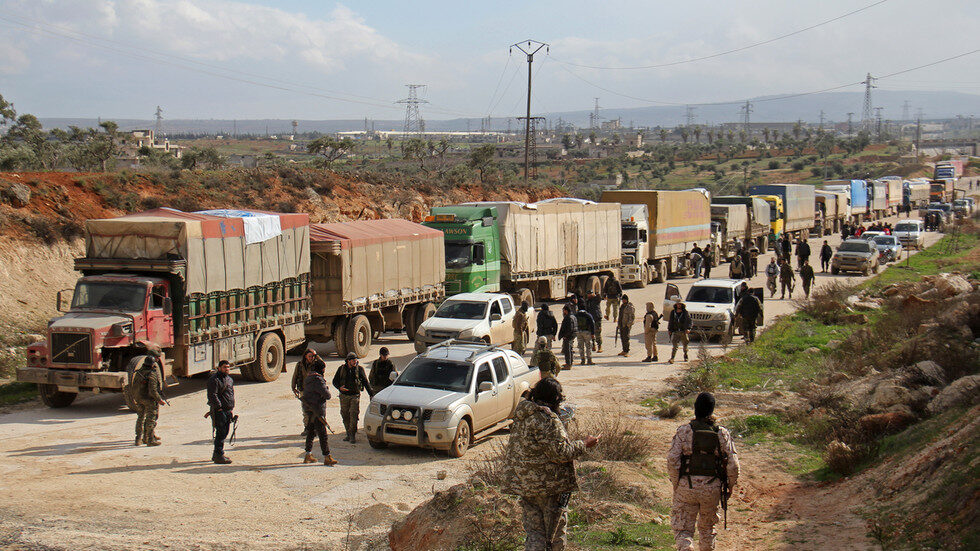 Click to enlarge humanitarian aid militants