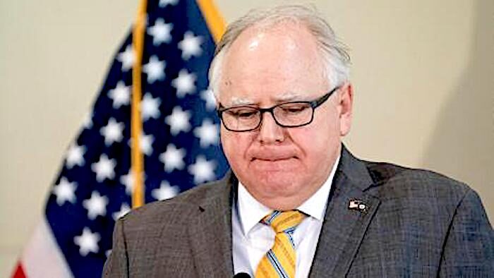 Click to enlarge Minnesota Governor Tim Walz