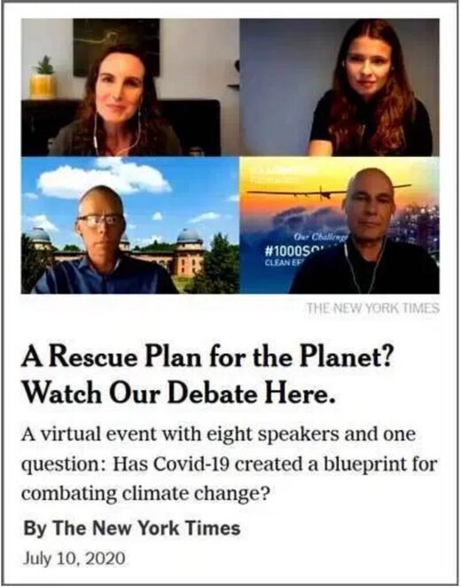 Click to enlarge The New Your Times Climate Debate (that never was)