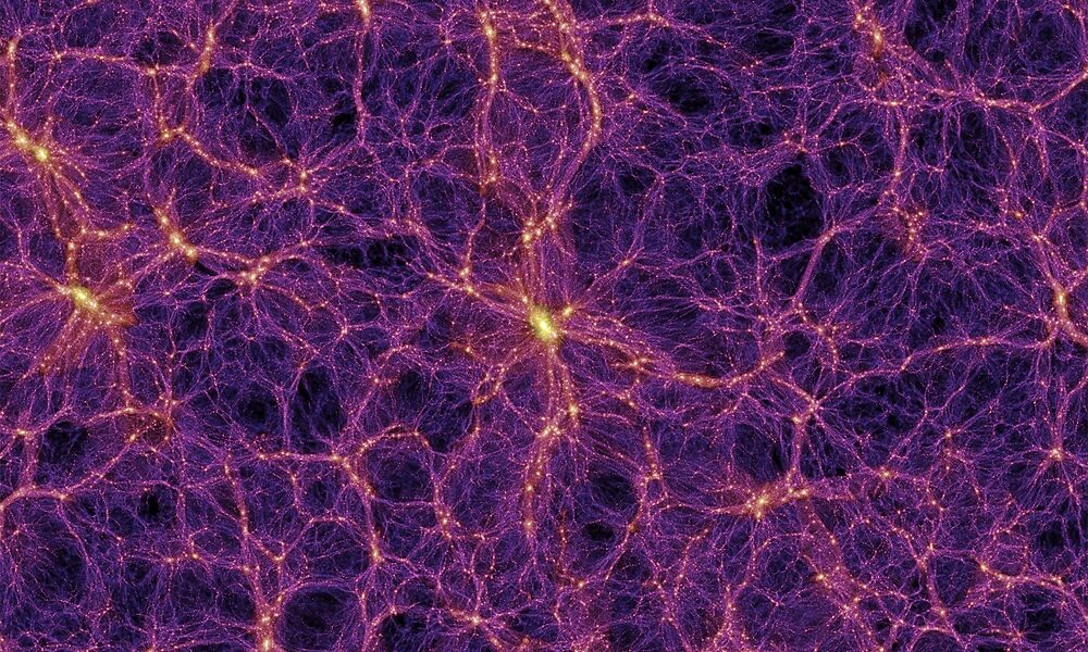 Click to enlarge cosmic web filaments