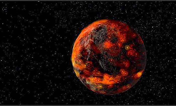 Magma moon.