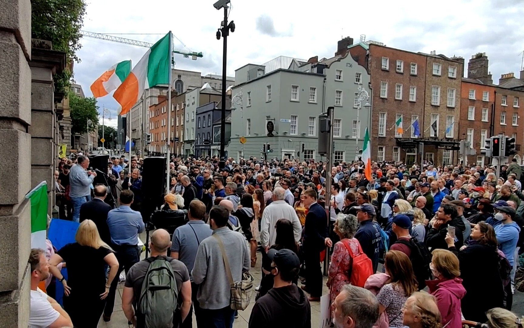 protest dublin pedophilia