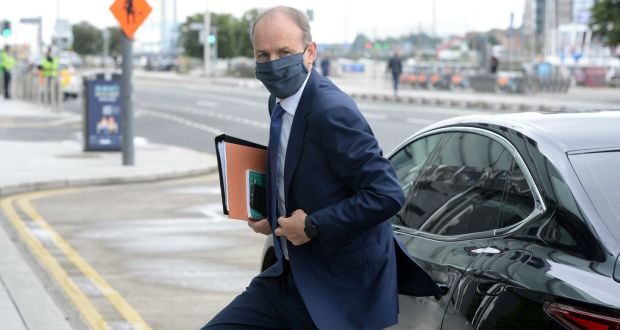 Taoiseach Micheál Martin Ireland masks