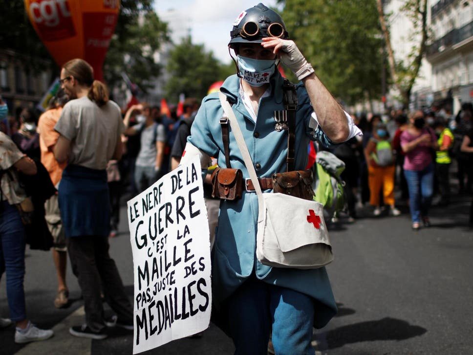 Bastille protest