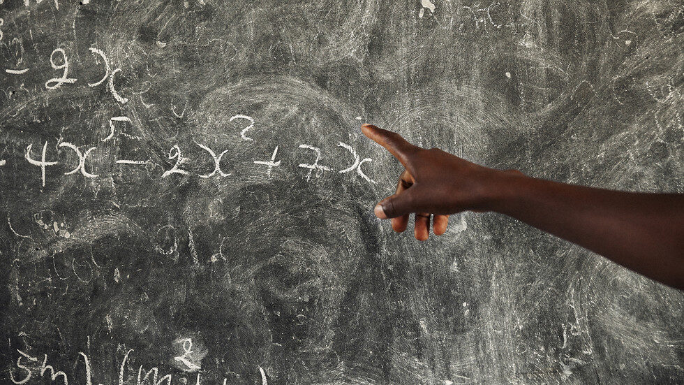 Click to enlarge Math on Chalk Board