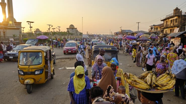 street market in Osogbo, Nigeria
