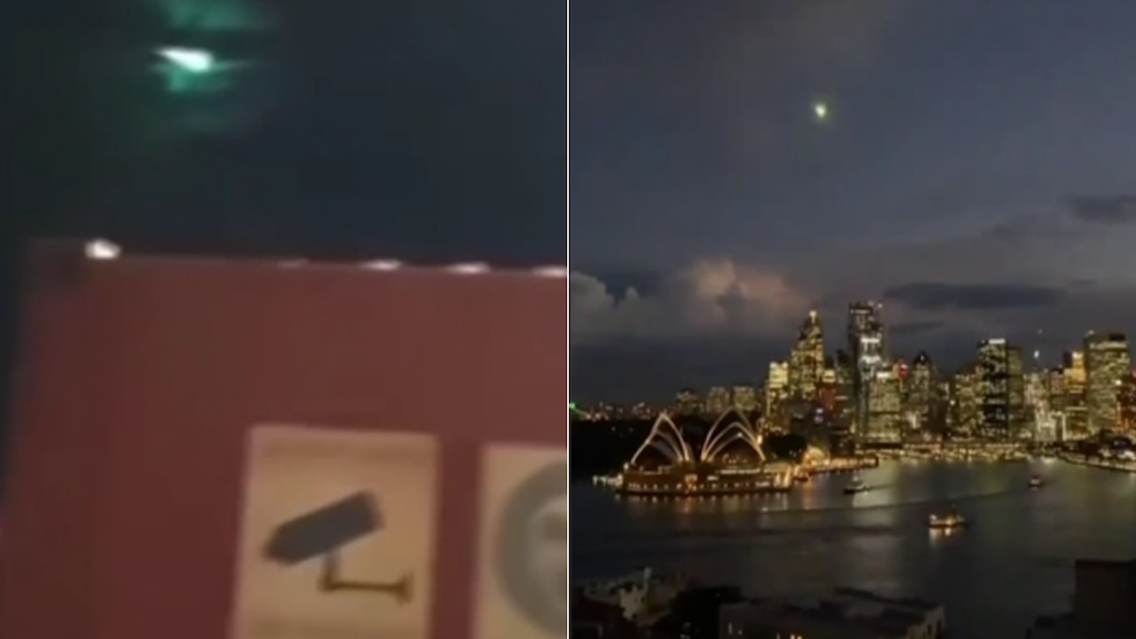 Click to enlarge Meteor over Sydney Australia