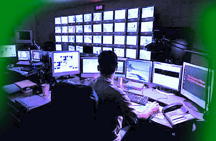 China surveillance room
