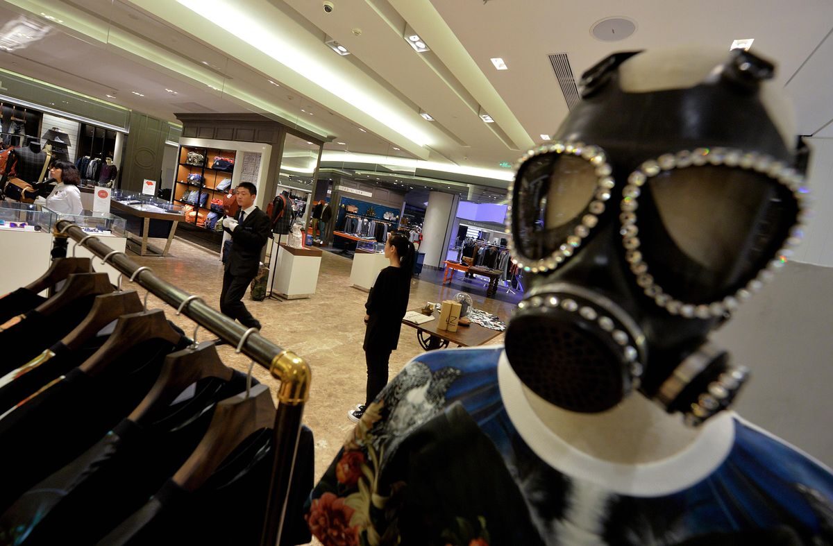 jeweled gas mask