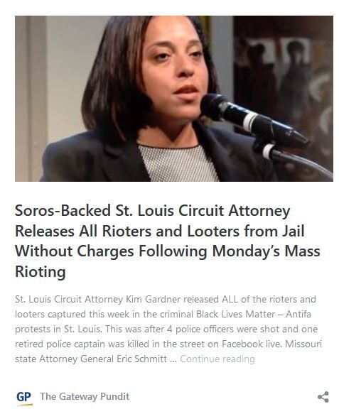 Kim gardner release St. louis rioters