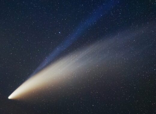 Great Comet? NEOWISE has sprouted synchronic bands