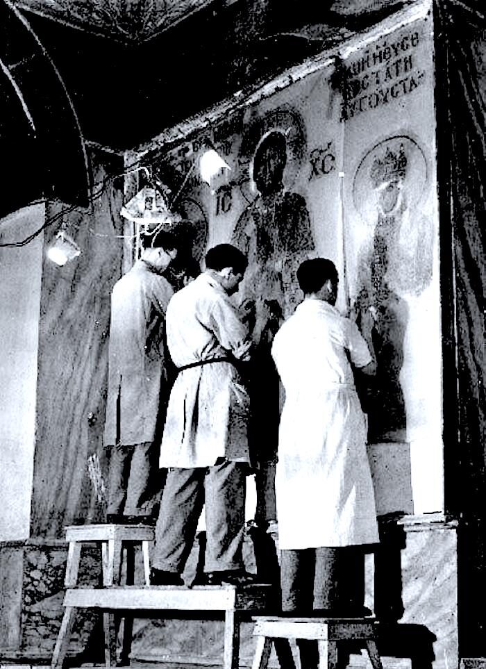 Click to enlarge 3 workers restoration
