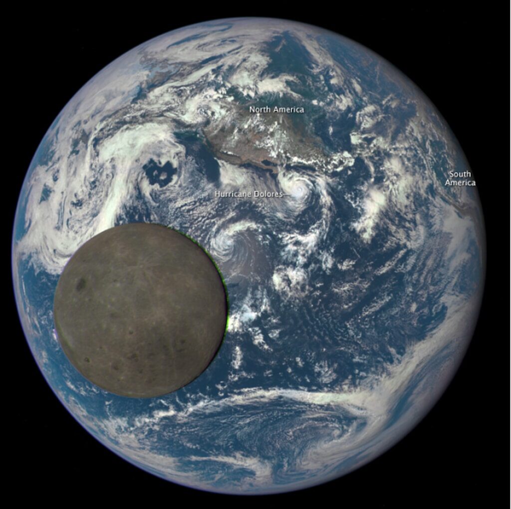 earth moon dark side hurricane delores