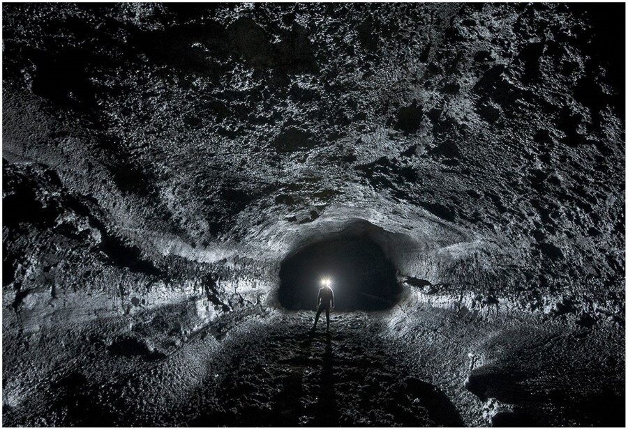 Click to enlarge Lava tubes