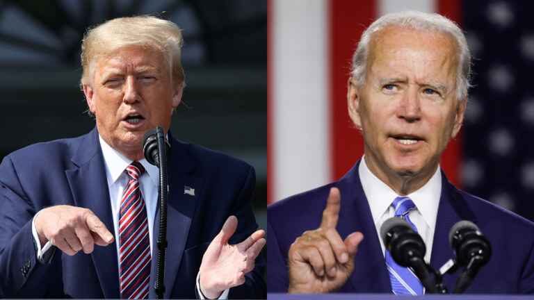 trump and biden