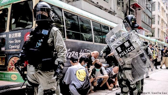 police/bus Hong Kong