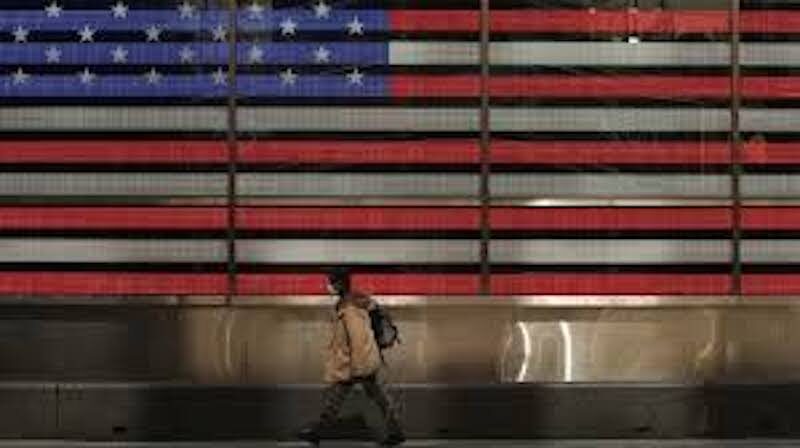 flag mural