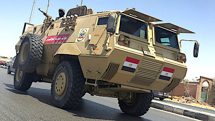 Click to enlarge Egyptian military vehicle