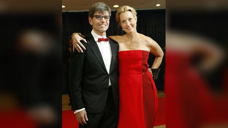 Click to enlarge George Stephanopoulos and Ali Wentworth