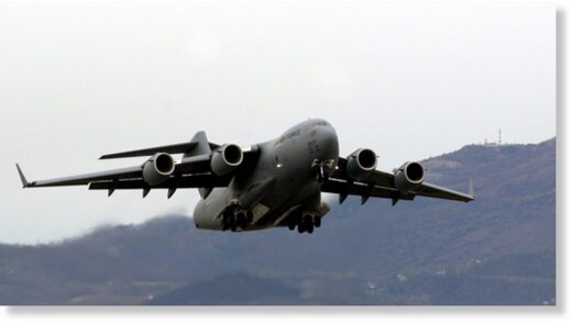 US Air Force C-17 “quietly” transported plague samples from Kazakhstan to US
