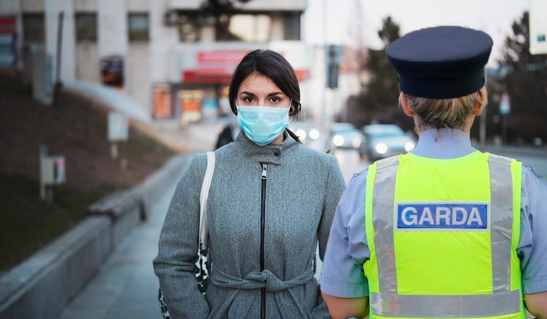 Click to enlarge gardi police ireland mask covid