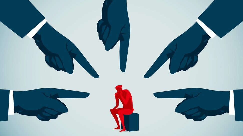 Click to enlarge point finger , racists, white privilege