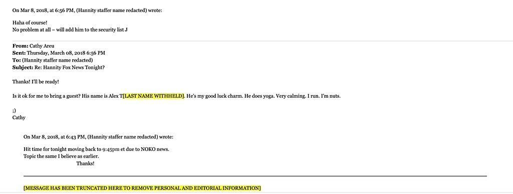 areu email hannity carlson
