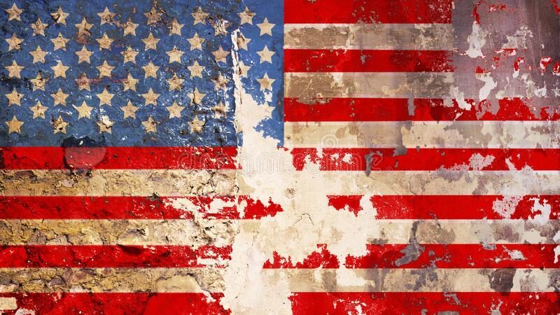 damged us flag