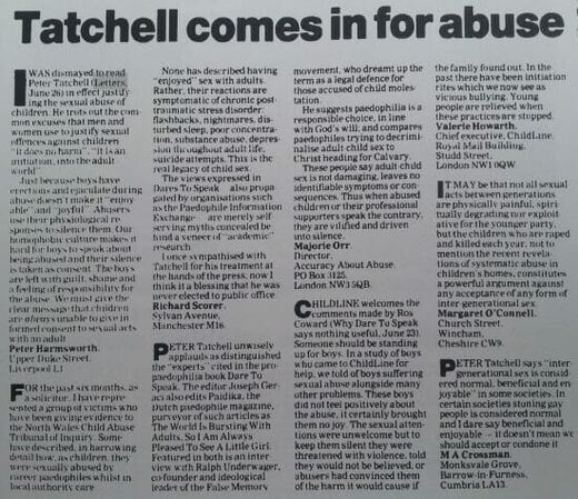 peter tatchell guardian pedophilia
