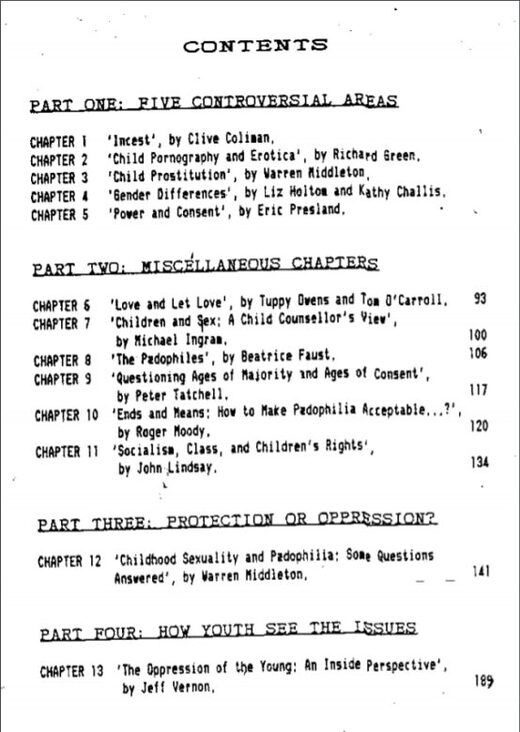 betrayal of youth pedophilia index book