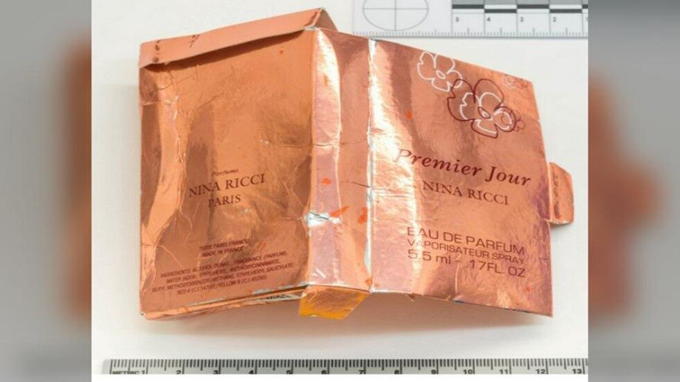 Click to enlarge perfume package of novichok