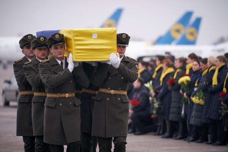 ukrainian airlines tehran funeral