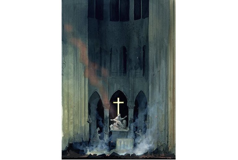 Click to enlarge church burn