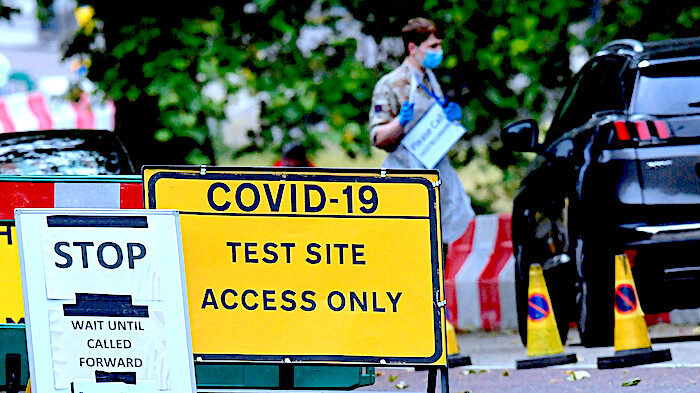 Click to enlarge C-19 testing facility
