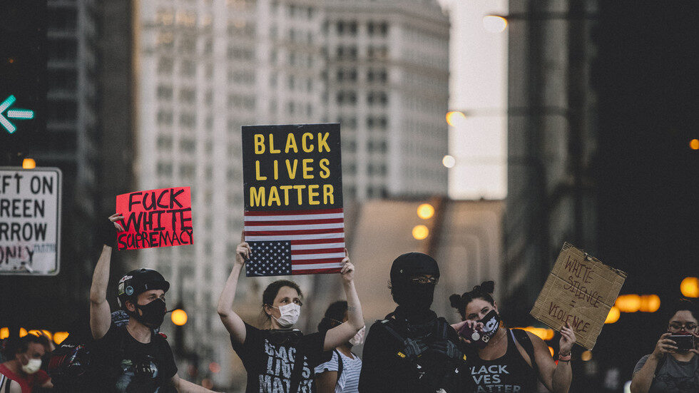 Click to enlarge BLM chicago protest white people