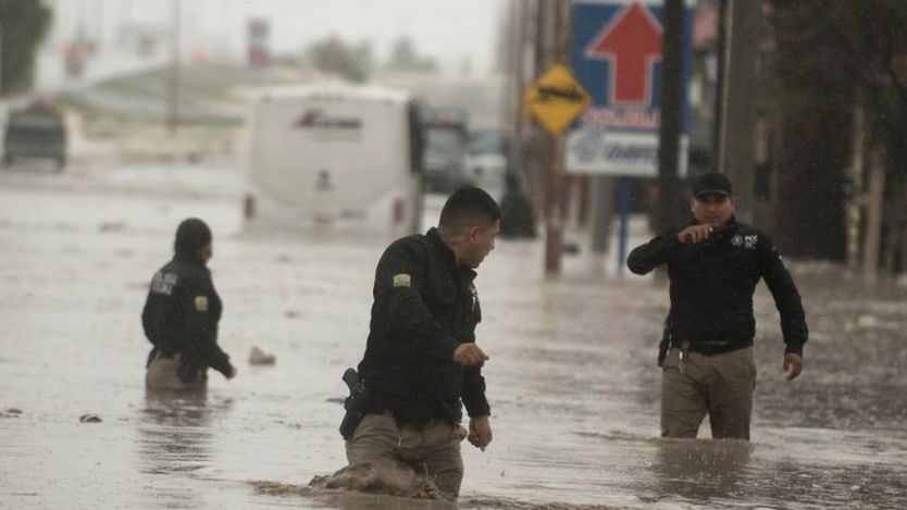 Click to enlarge The city of Saltillo was also partly flooded