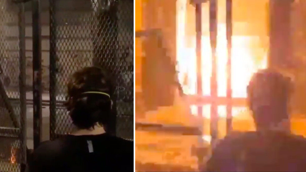 Click to enlarge explosives portland antifa blm