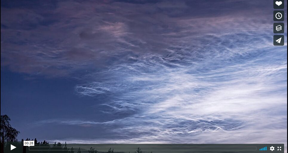 Click to enlarge red noctilucent cloud sweden